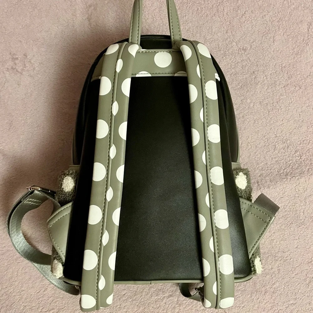 Loungefly Black and White Minnie Mouse Backpack - Picture 3 of 6
